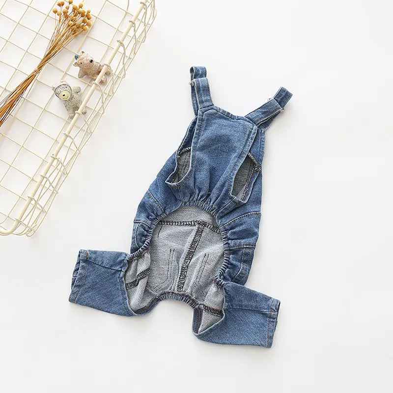 Denim Pet Dog Clothes Jumpsuits - Simply Great Gear