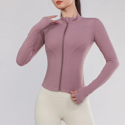 Women's Gym Exercise Suit Yoga Long Sleeve - Simply Great Gear