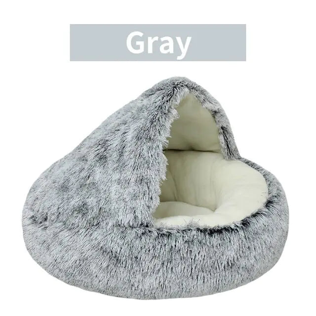 Plush Round Cat Bed - Simply Great Gear