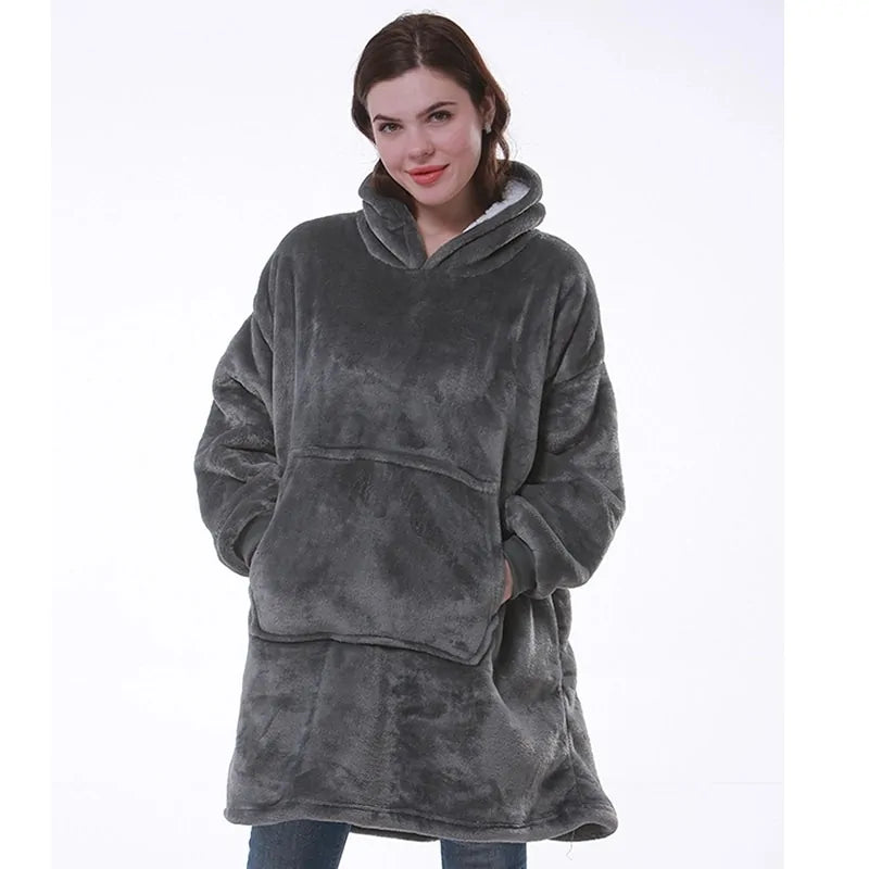 Women Winter Fleece Oversized Hoodie