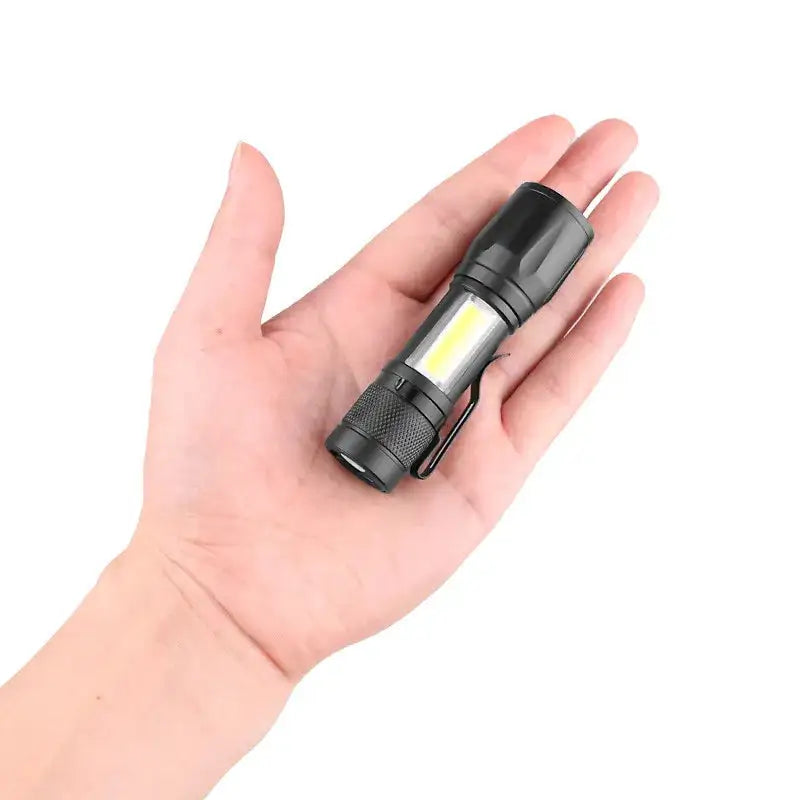 Mini Rechargeable LED Flashlight COB+XPE Portable Torch Camping - Simply Great Gear