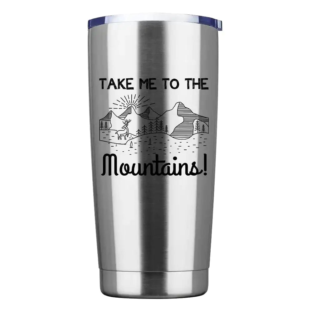 Hiking Take Me The Mountains 30oz Insulated Vacuum Sealed Tumbler - Simply Great Gear