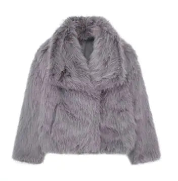 Women Winter Faux Fur Jacket