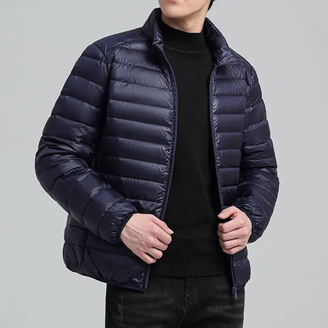 Men Winter Lightweight Down Jacket