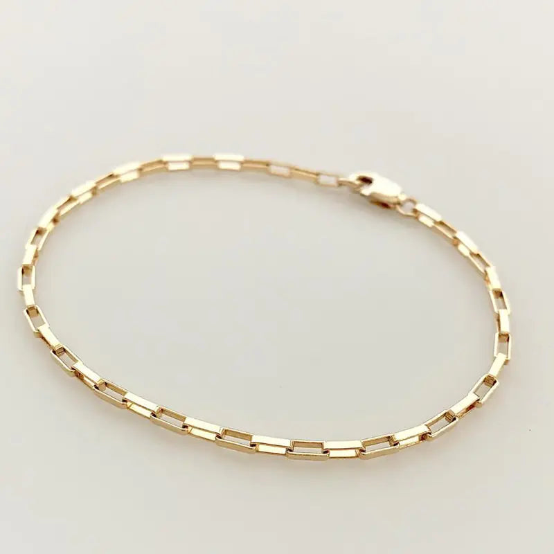 Gold Filled Chain Bracelet Handmade Jewelry - Simply Great Gear