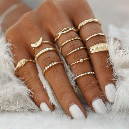 Finger Ring Set Trendy Jewelry Gift - Simply Great Gear