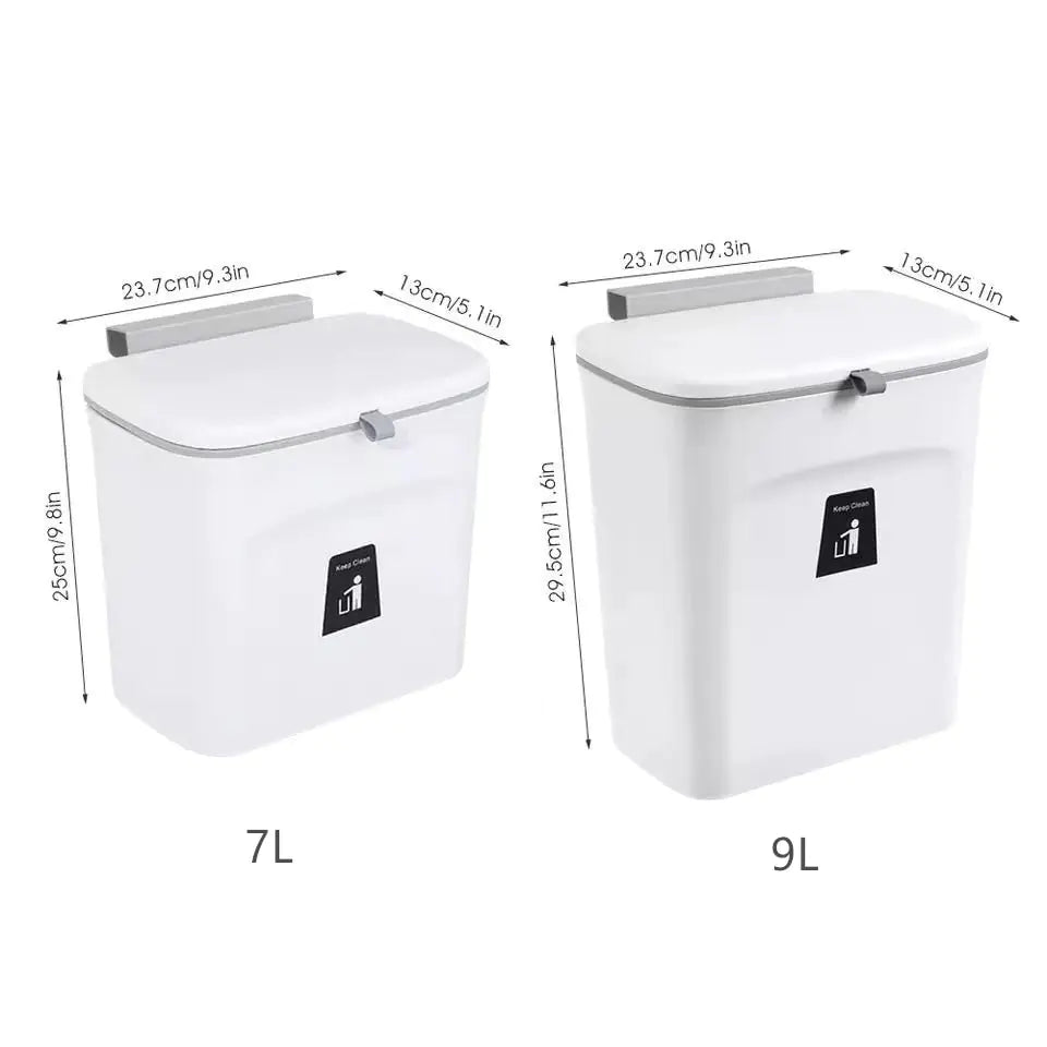 Kitchen Trash Can Kitchen Waste Bin Kitchen Garbage Cans Recycle Rubbish Bin for Kitchen Dustbin Garbage Bin Trash Bin Trashcan - Simply Great Gear