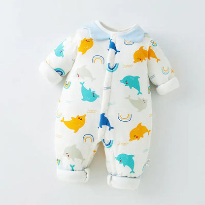 Baby Thickened Cotton Winter Onesie