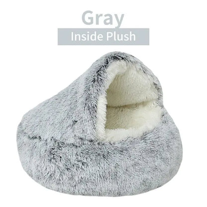 Plush Round Cat Bed - Simply Great Gear