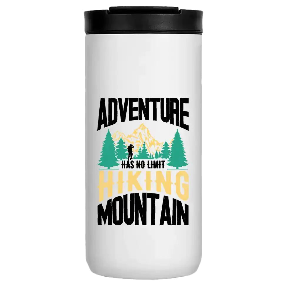 Adventure Has No Limit Hiking Mountain 14oz Insulated Coffee Tumbler - Simply Great Gear