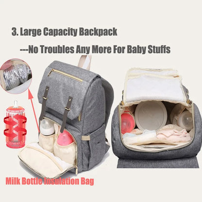 Baby Diaper Bag with USB Port - Simply Great Gear