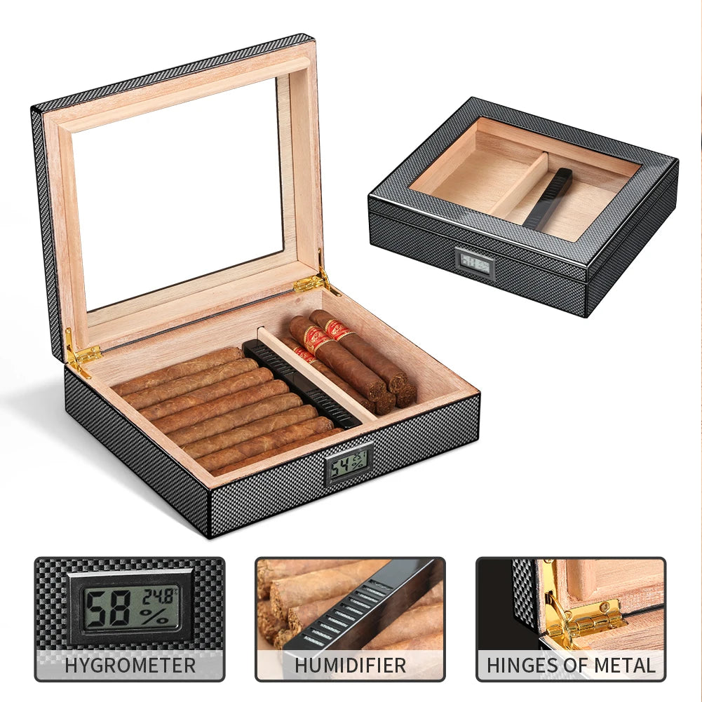 Cedar Wood Humidor Cigar Box - Simply Great Gear