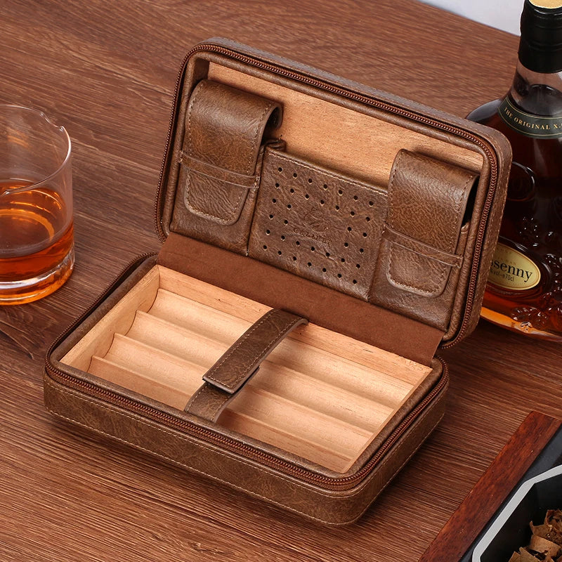 Cigar Travel Humidor Box - Simply Great Gear