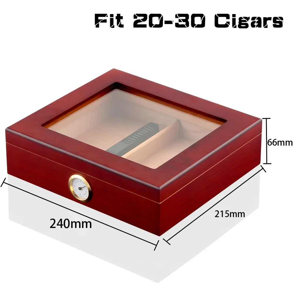 Cedar Wood Humidor Cigar Box - Simply Great Gear