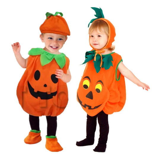 Halloween Romper Pumpkin Kid Costume