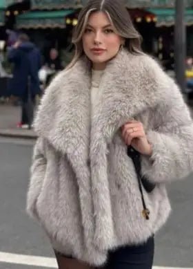 Women Winter Faux Fur Jacket