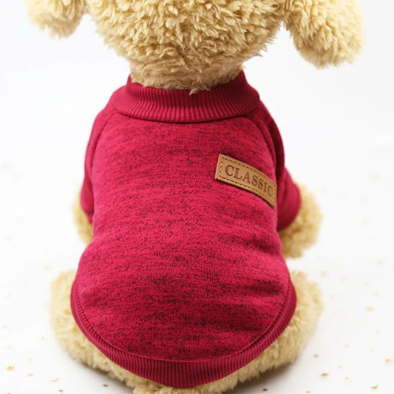 Classic Warm Puppy Pet Cat Winter Fashion Clothes - Simply Great Gear