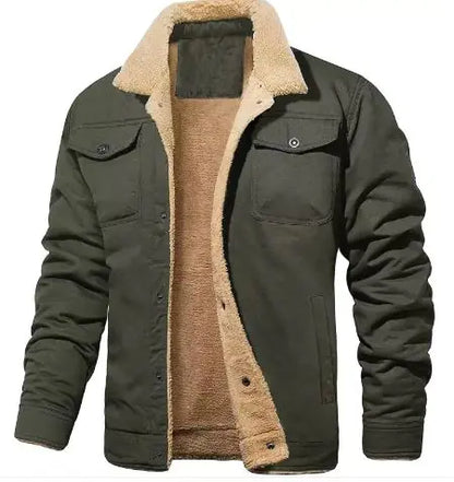 Men Fleece Winter Jacket