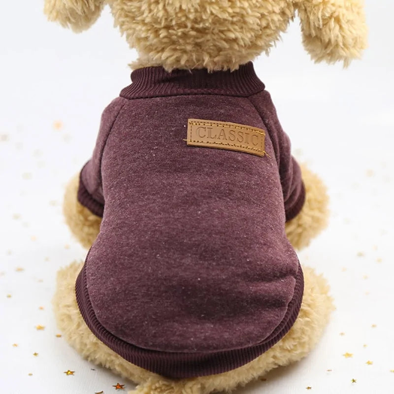 Classic Warm Puppy Pet Cat Winter Fashion Clothes - Simply Great Gear