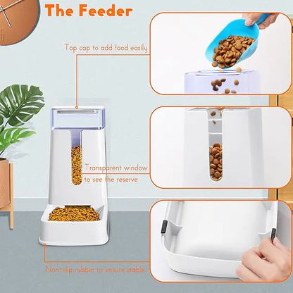 automatic cat feeder with camera