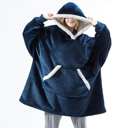 Women Winter Fleece Oversized Hoodie