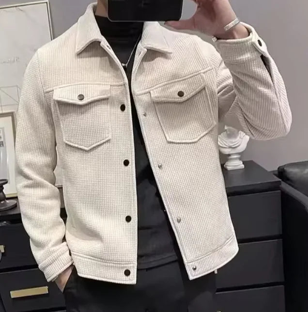 Men Winter Lapel Jacket