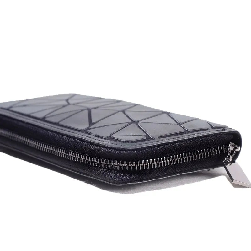 Slim Thin Geometric-Patterned Wallet - Simply Great Gear