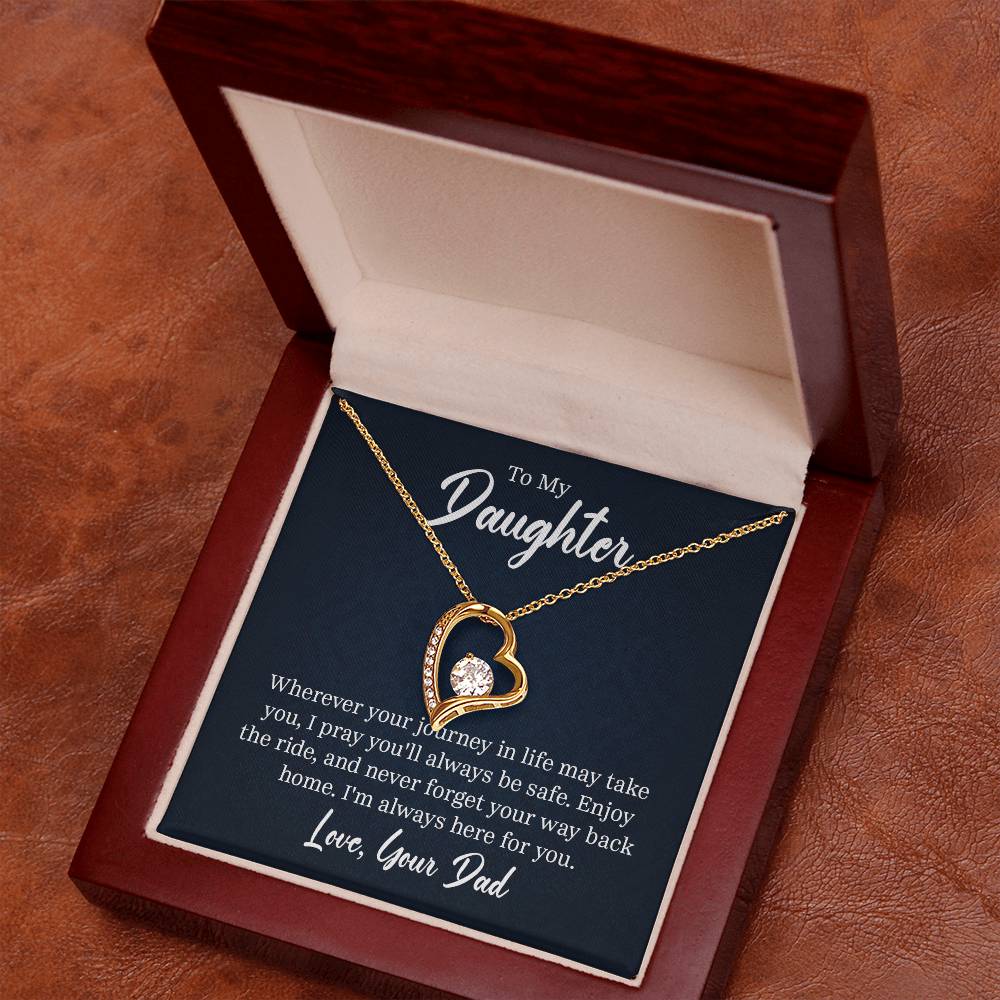 Forever Love Necklace - For Daughter From Dad - Simply Great Gear