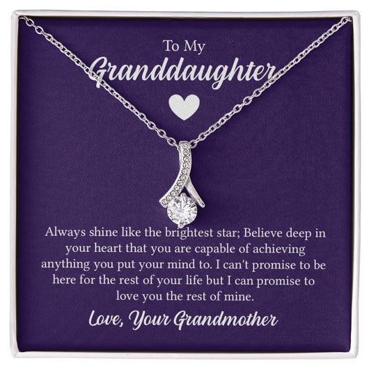 Alluring Beauty Necklace - For Granddaughter From Grandmother - Simply Great Gear