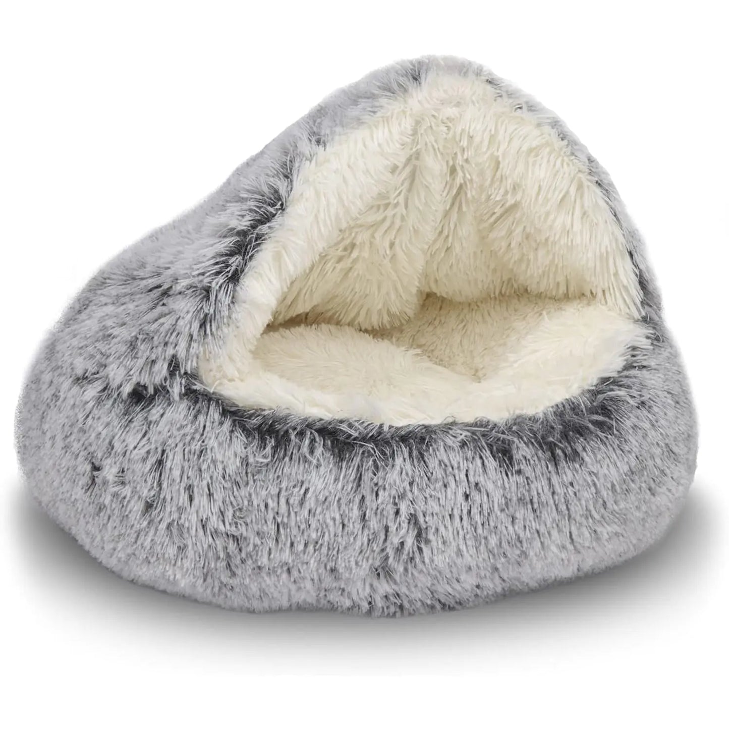 Plush Round Cat Bed