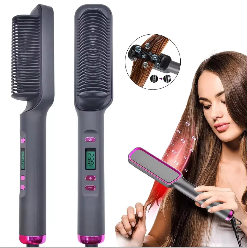 Multifunction Electric Hair Straightening Comb - Simply Great Gear