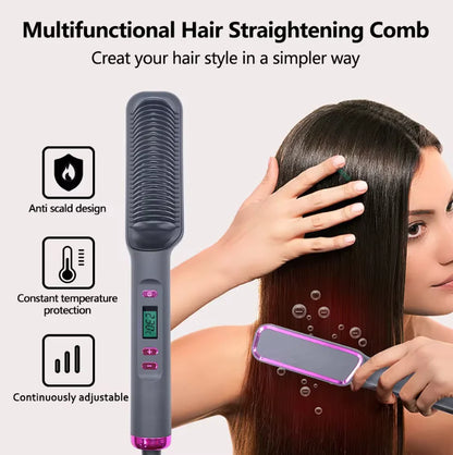 Multifunction Electric Hair Straightening Comb - Simply Great Gear