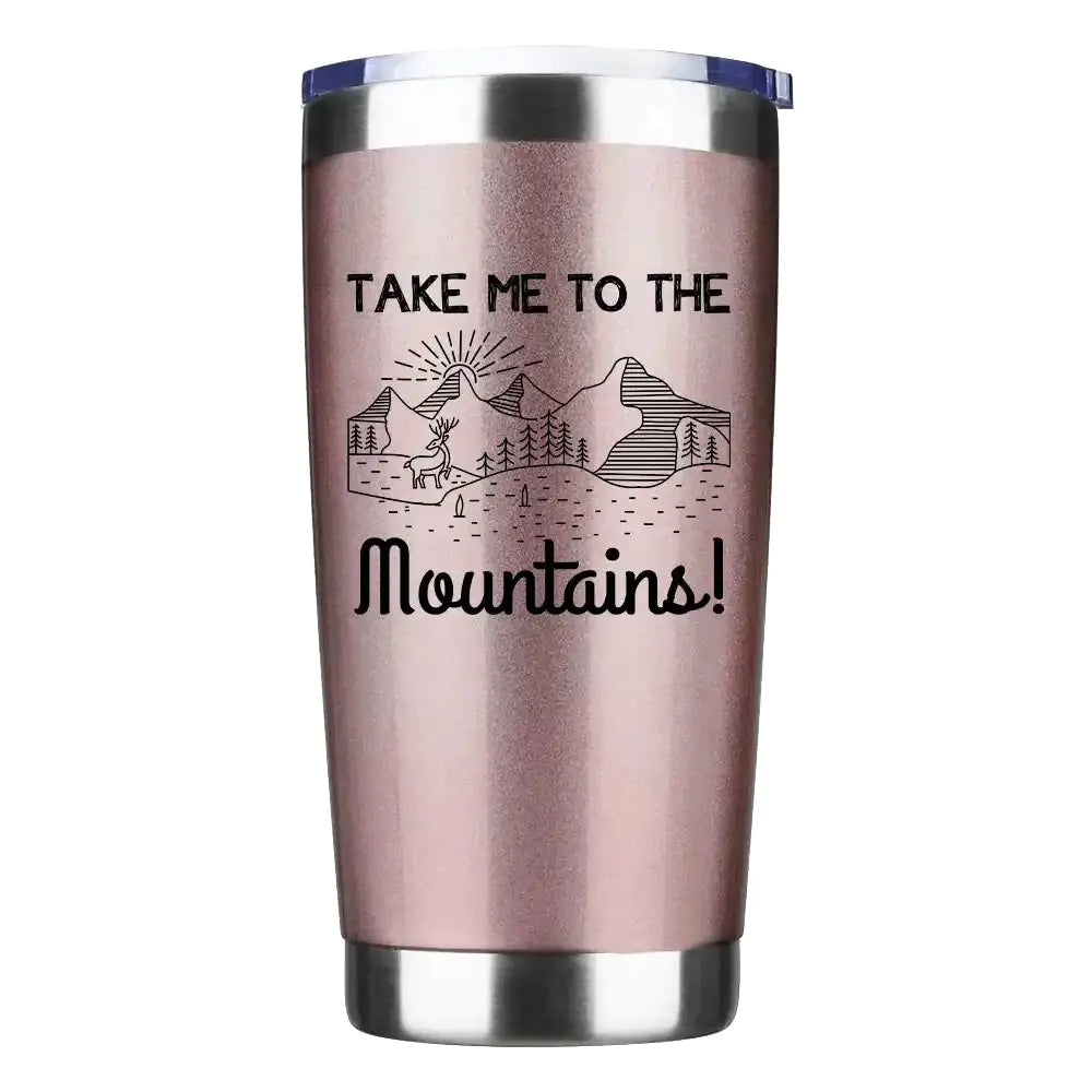 Hiking Take Me The Mountains 30oz Insulated Vacuum Sealed Tumbler - Simply Great Gear