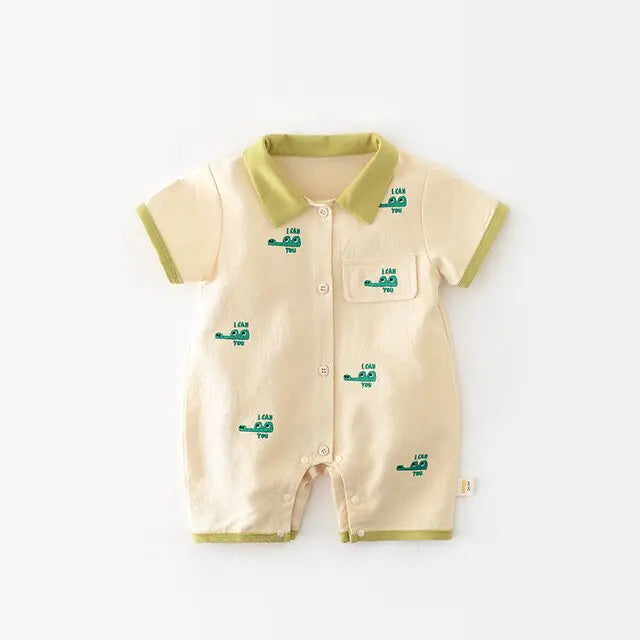 Baby Summer Crocodile Clothes  Jumpsuit - Simply Great Gear