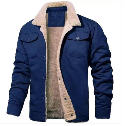 Men Fleece Winter Jacket