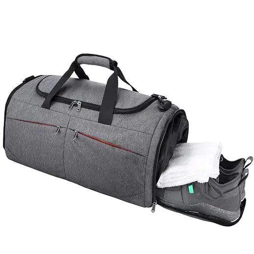 Large Capacity Sports Gym Bag with Wet & Dry Separation – 36-55L Duffel Bag for Men & Women | Lightweight, Waterproof Fitness & Travel Bag