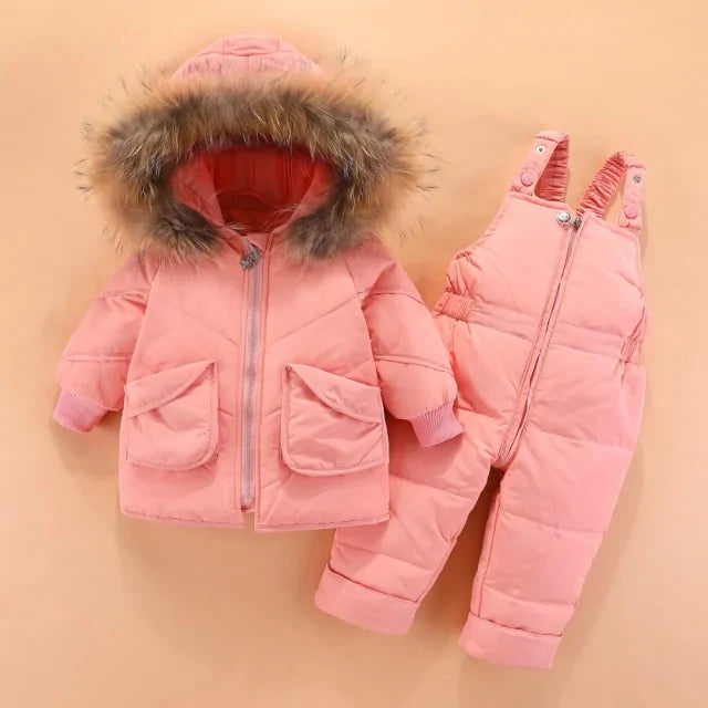 Baby Warm Snowsuit Hooded