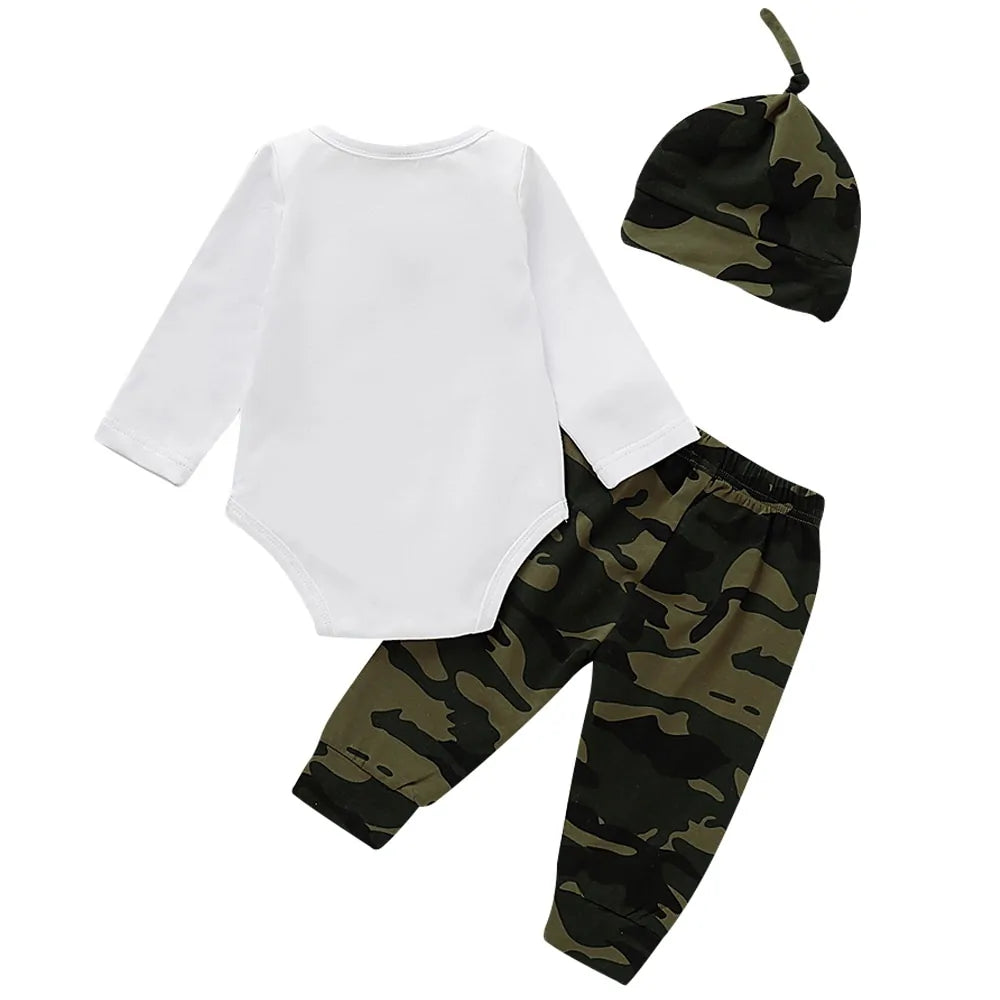 Cute 3PCS Set Newborn Baby Boy Clothes - Simply Great Gear