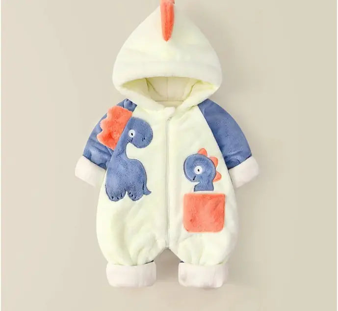 Baby Cozy Plush Winter Romper