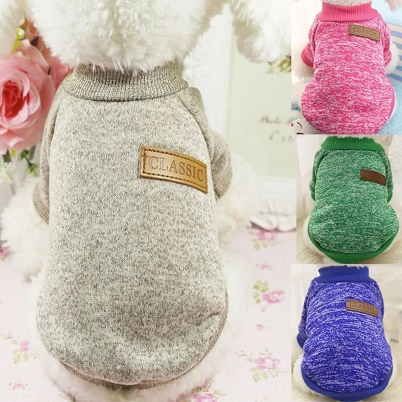 Classic Warm Puppy Pet Cat Winter Fashion Clothes - Simply Great Gear