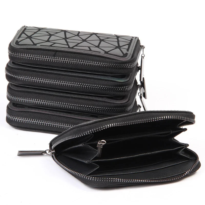 Short Clutch Luminous Zipper Wallet - Simply Great Gear