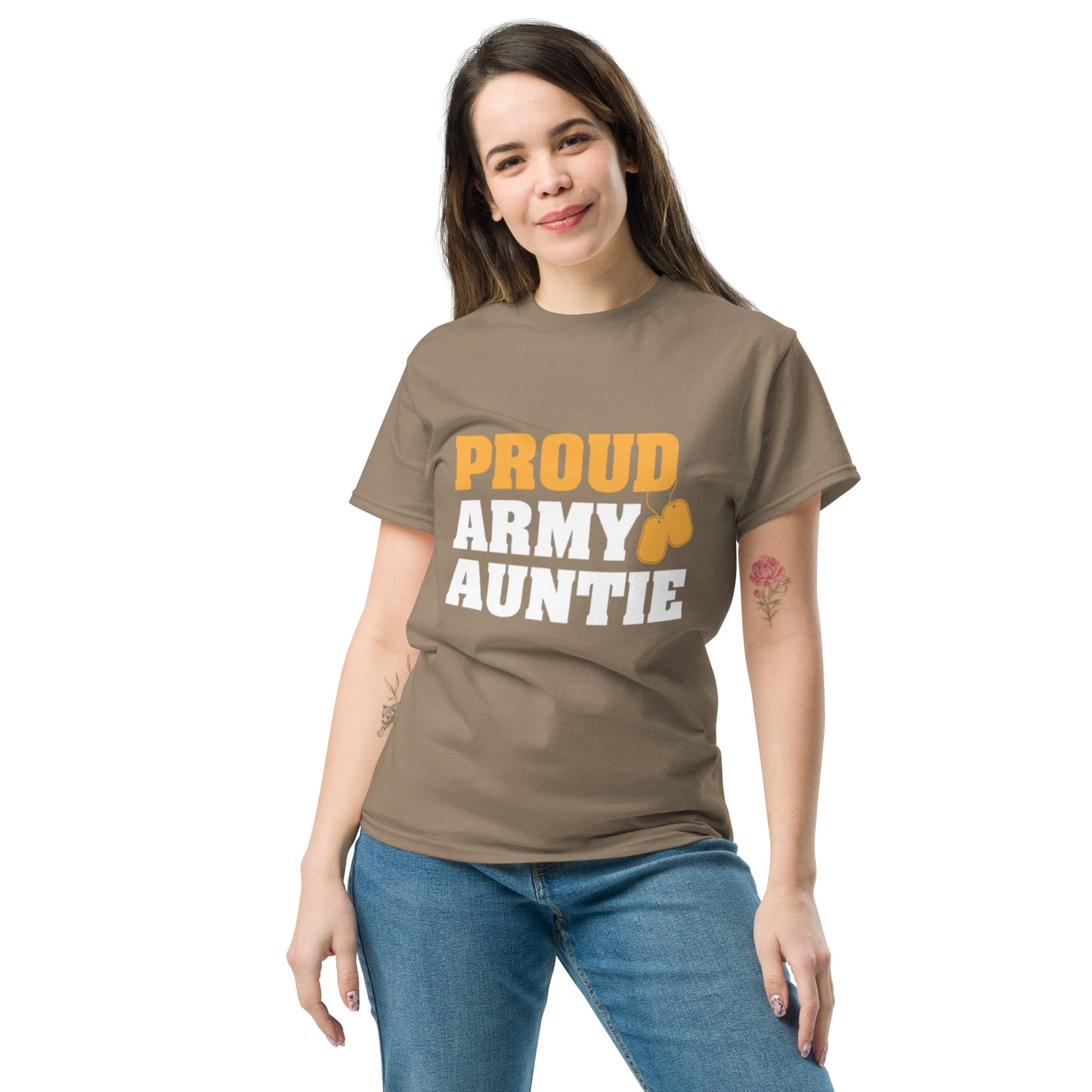 Proud Army Auntie Classic Tee - Simply Great Gear