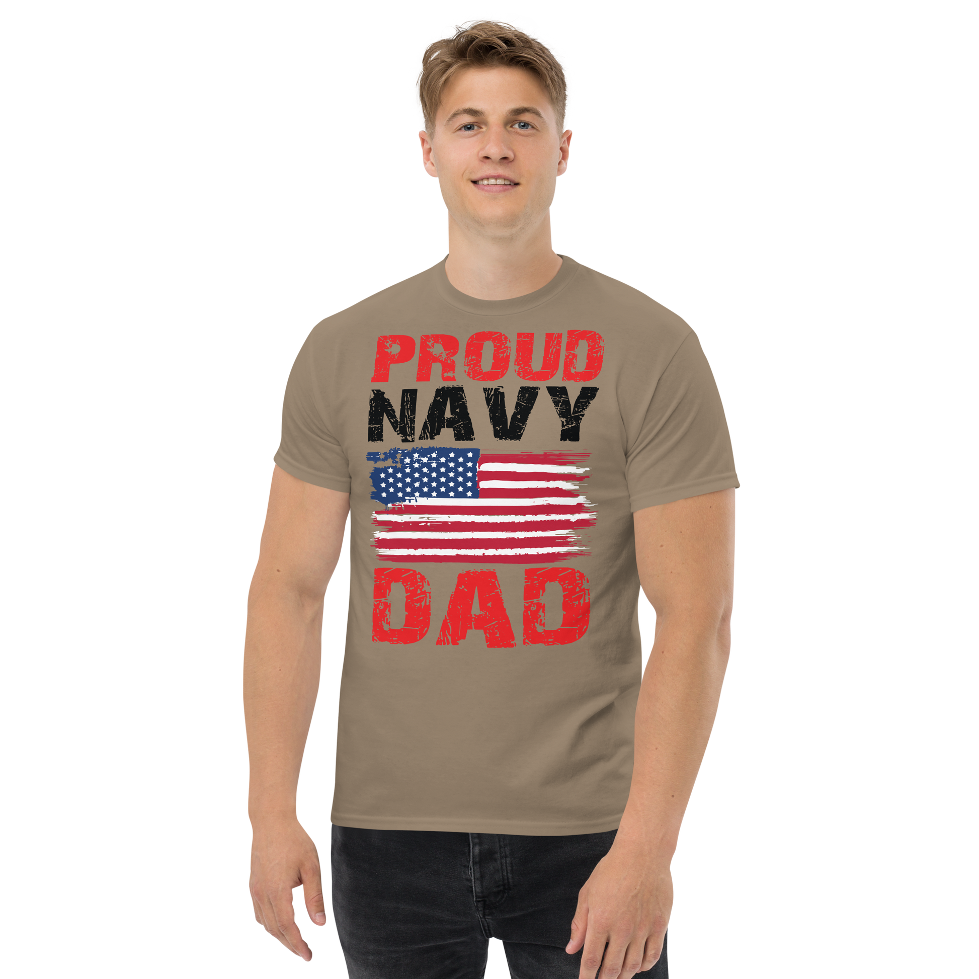 Proud Navy Dad Classic Tee - Simply Great Gear