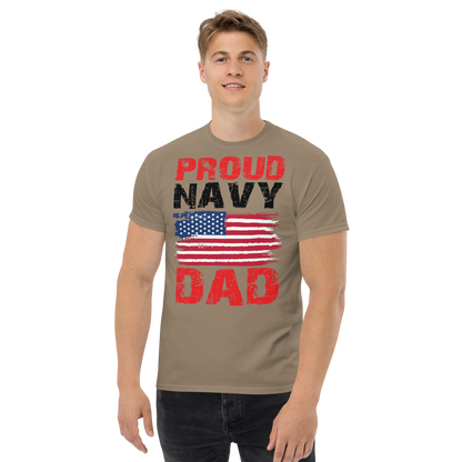 Proud Navy Dad Classic Tee - Simply Great Gear