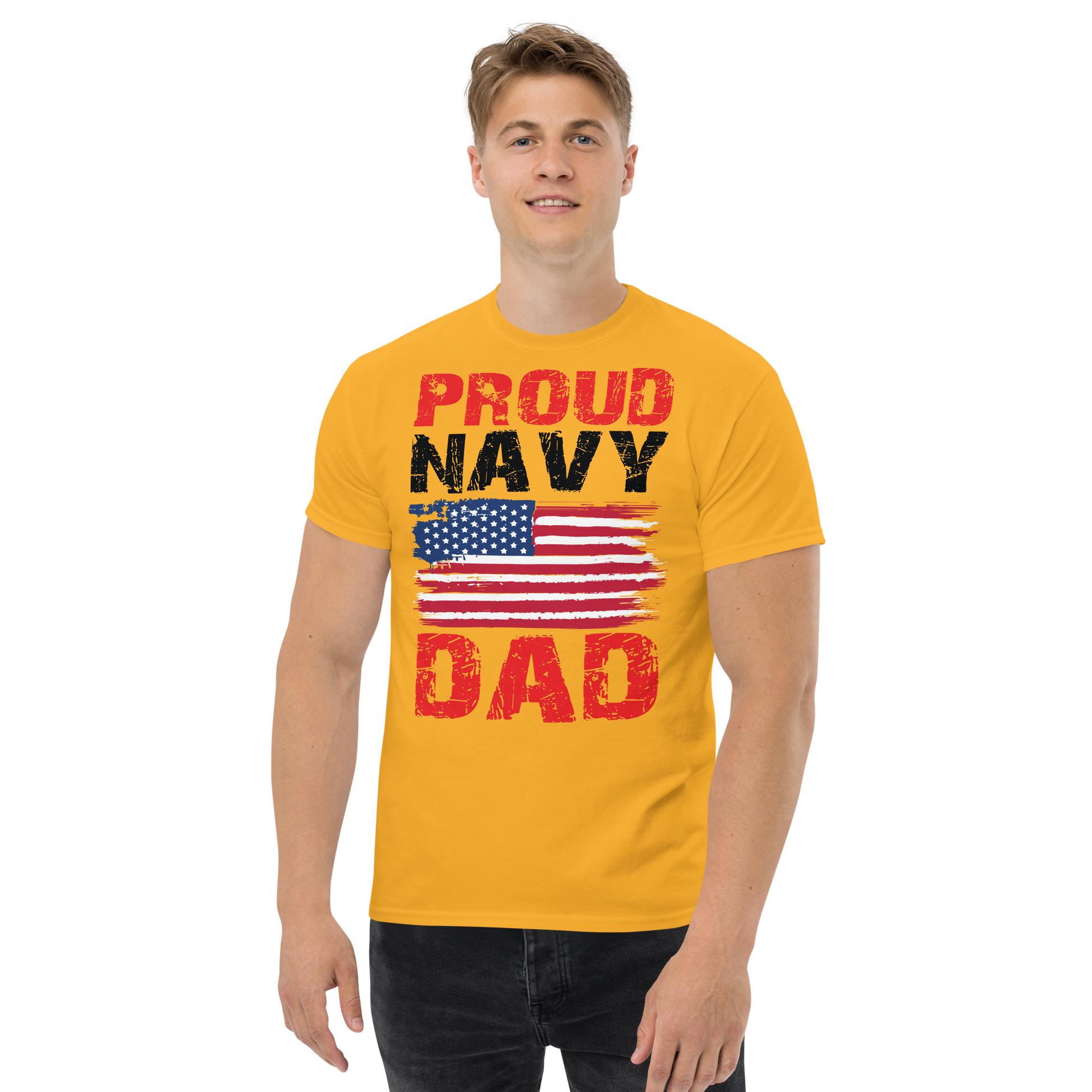 Proud Navy Dad Classic Tee - Simply Great Gear