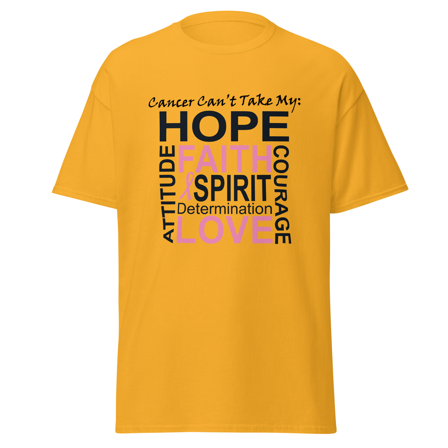 Breast Cancer Awareness Hope & Faith Classic Tee