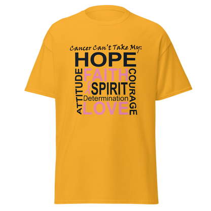 Breast Cancer Awareness Hope & Faith Classic Tee - Simply Great Gear