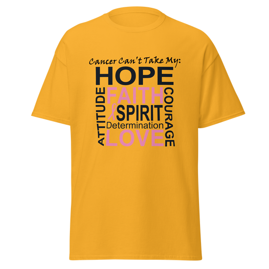Breast Cancer Awareness Hope & Faith Classic Tee - Simply Great Gear