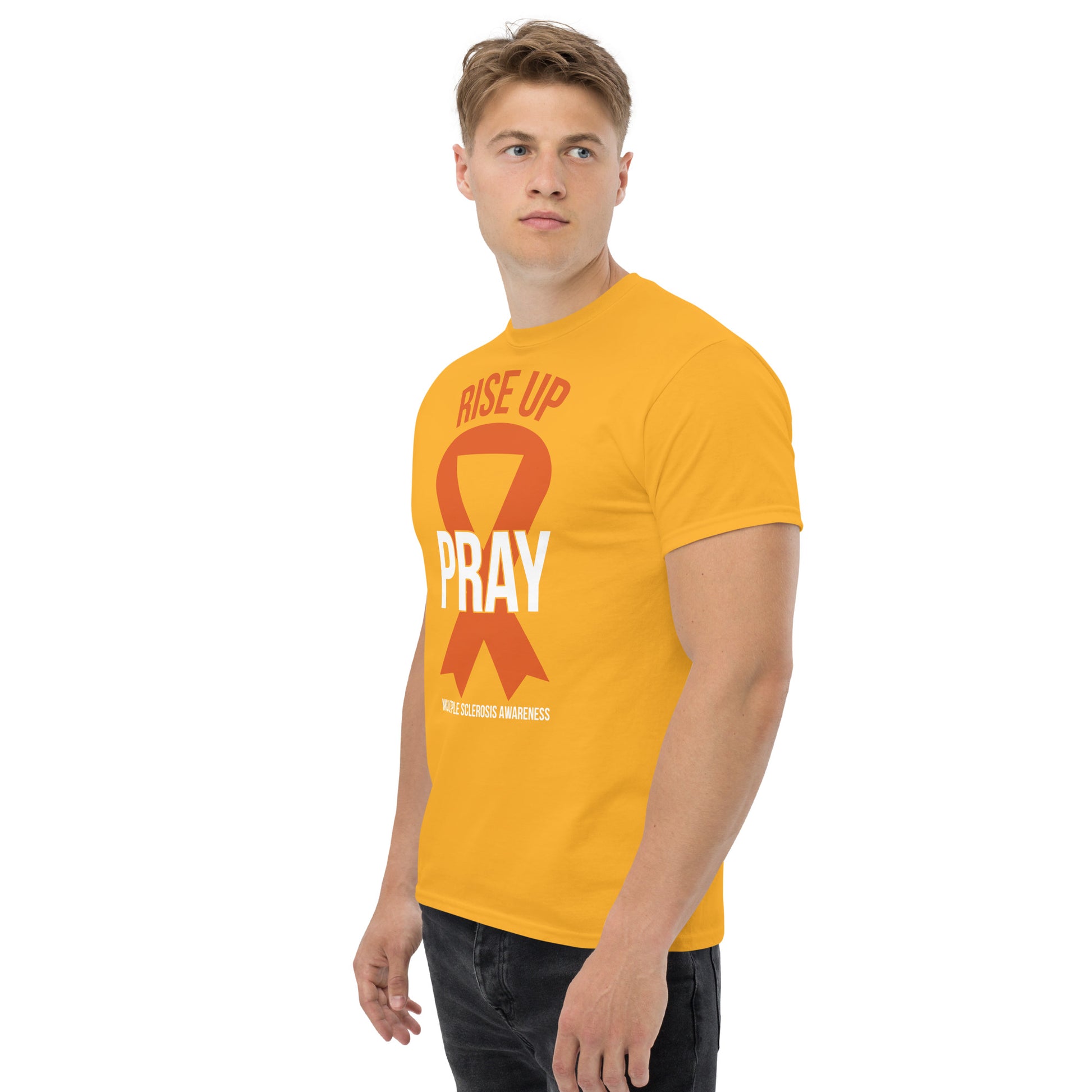 MS Awareness "Rise Up and Pray" T-Shirt - Simply Great Gear