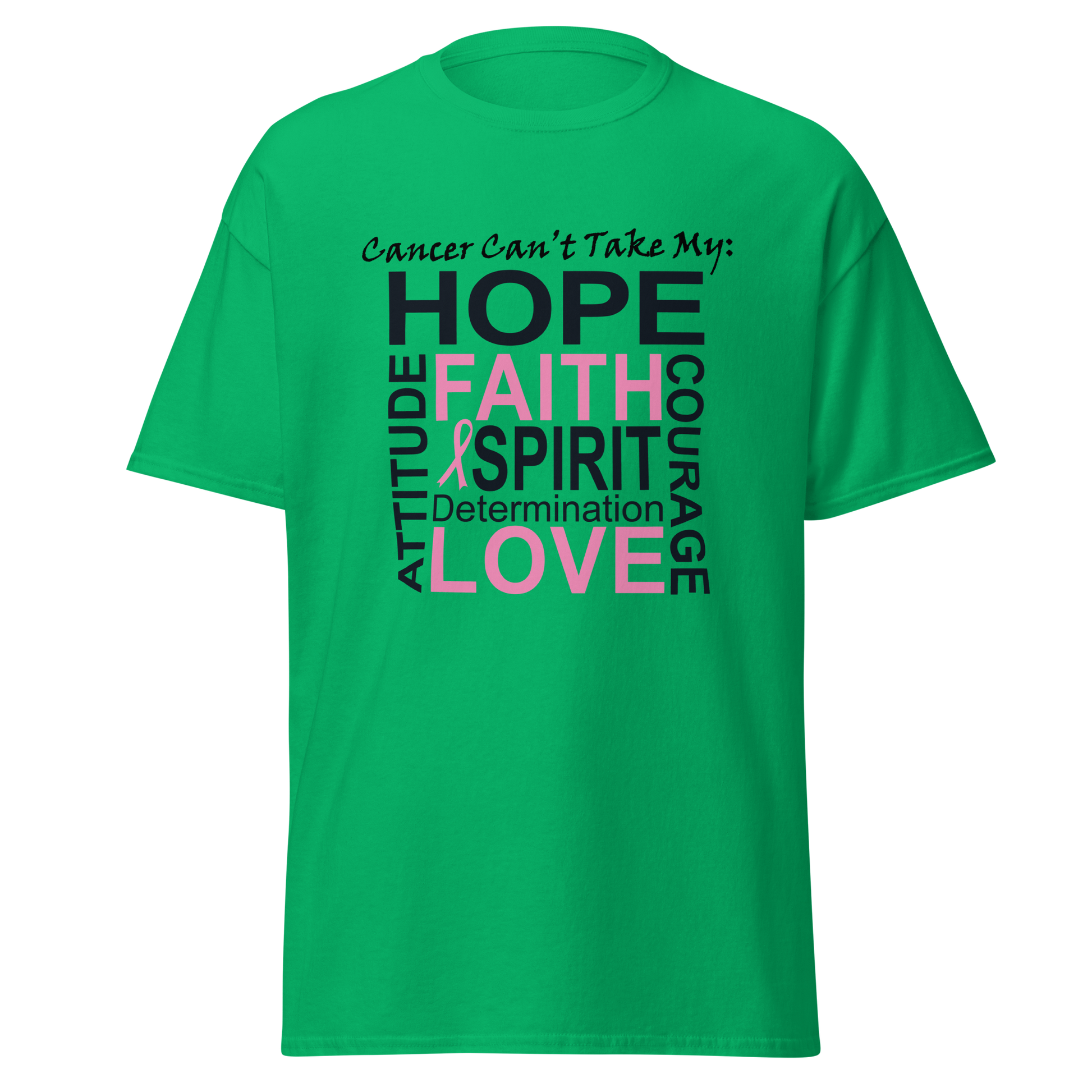 Breast Cancer Awareness Hope & Faith Classic Tee - Simply Great Gear